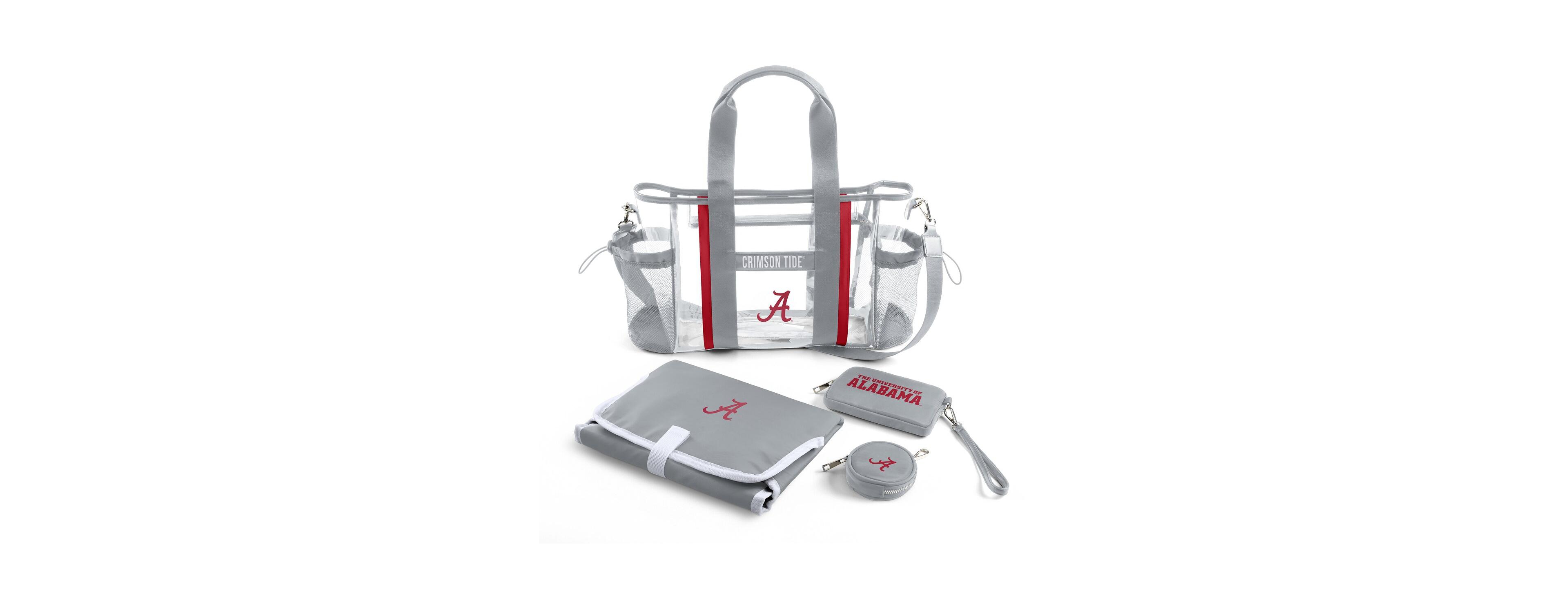 Wear by Erin Andrews Alabama Crimson Tide Clear Stadium Baby Bag