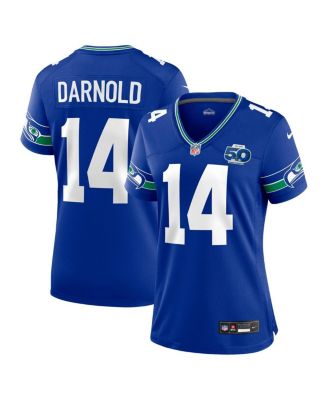 Nike - Women's Sam Darnold Royal Seattle Seahawks Alternate 2 50th Season Game Jersey