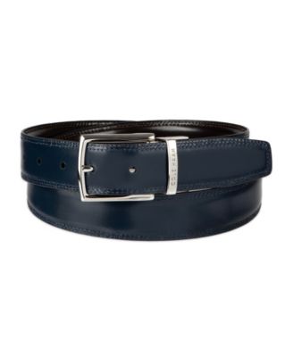 Men's Two-in-One Reversible Leather Dress Belt