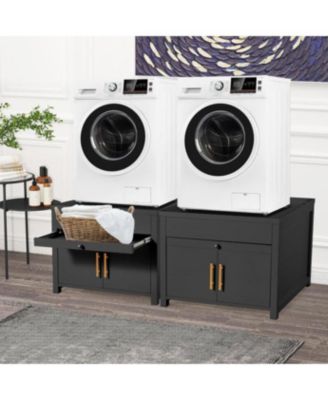 Laundry Pedestal, 700 LBS Capacity Washer Dryer Pedestal, 29''29''23''H Washer and Dryer Stand