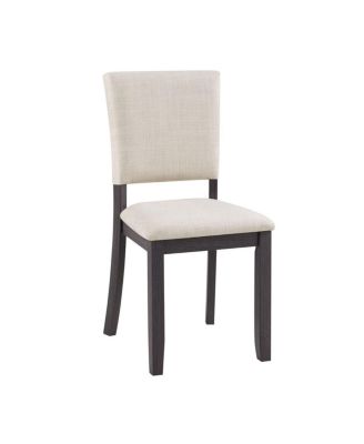 5-Pc Set Round Dining Table & Upholstered Chairs for Kitchen or Small Spaces