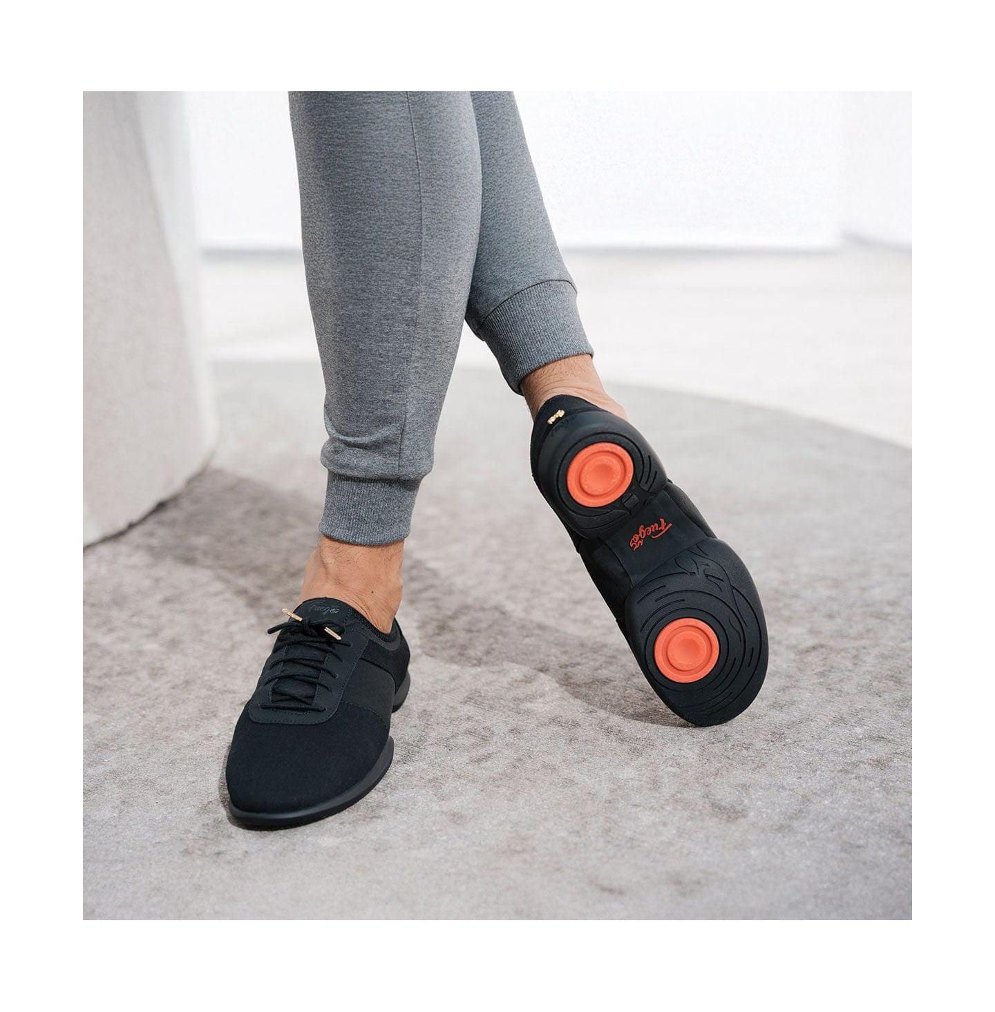 Мужские кроссовки Fuego All-black Split-sole, цвет: Чёрный — фото 2