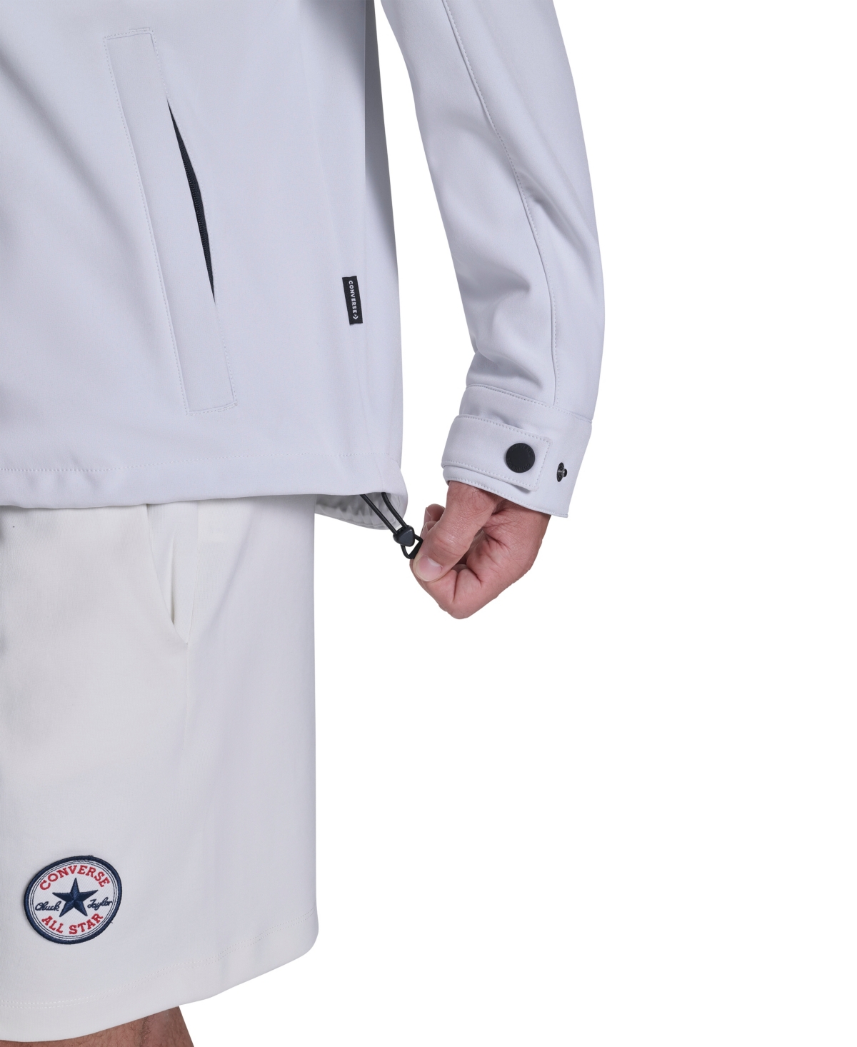 Converse Men's Hooded Long-Sleeve Jacket