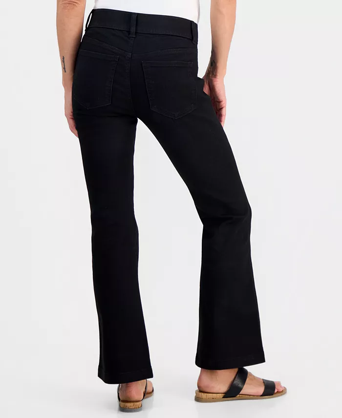 Petite Pull-On Shaping High-Rise Bootcut Jeans - thumbnail 5