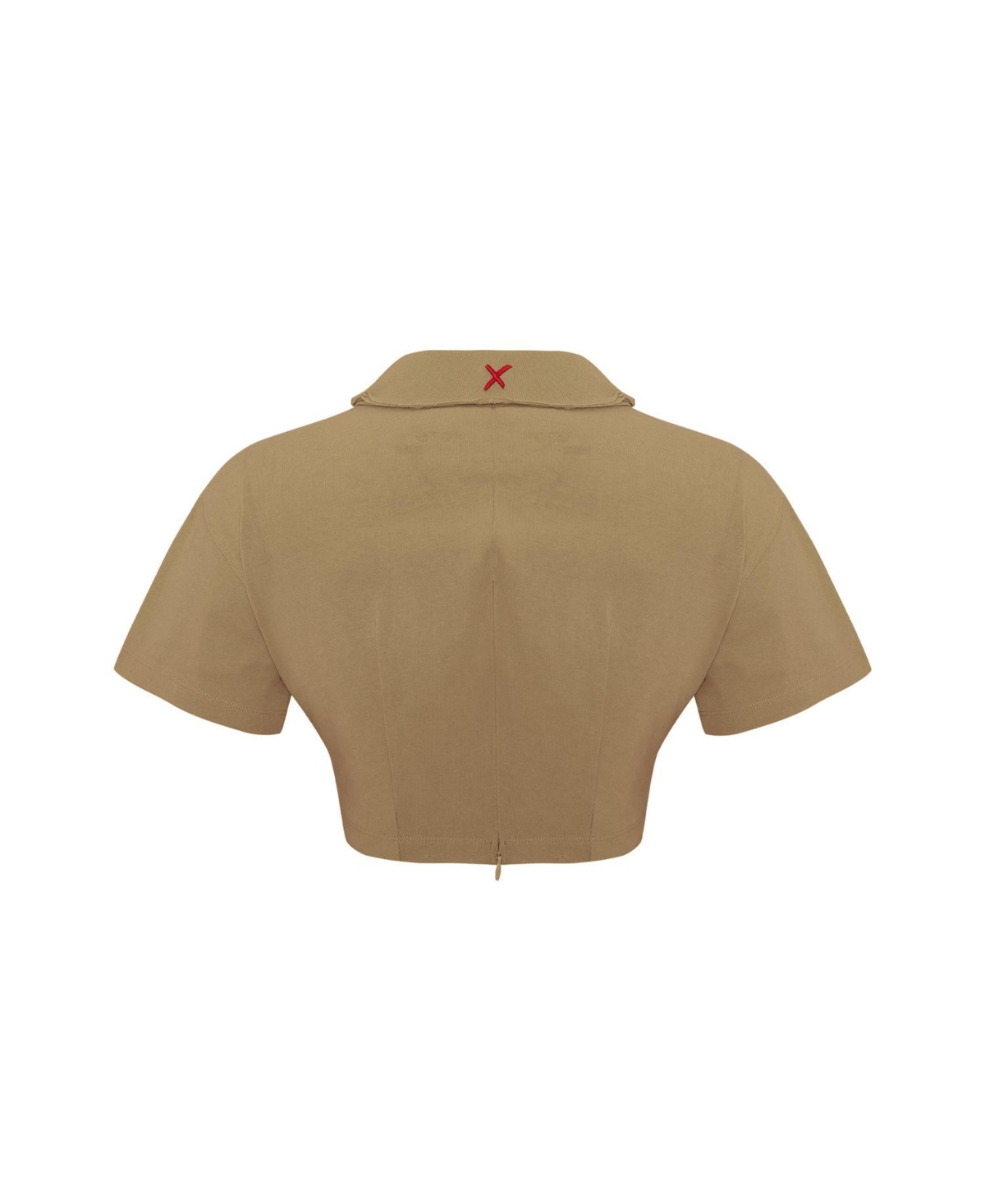 Pcfg Women's Destroyed Cropped Cotton Tee