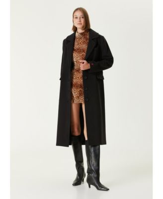 Women's Wool-Cashmere Blend Coat