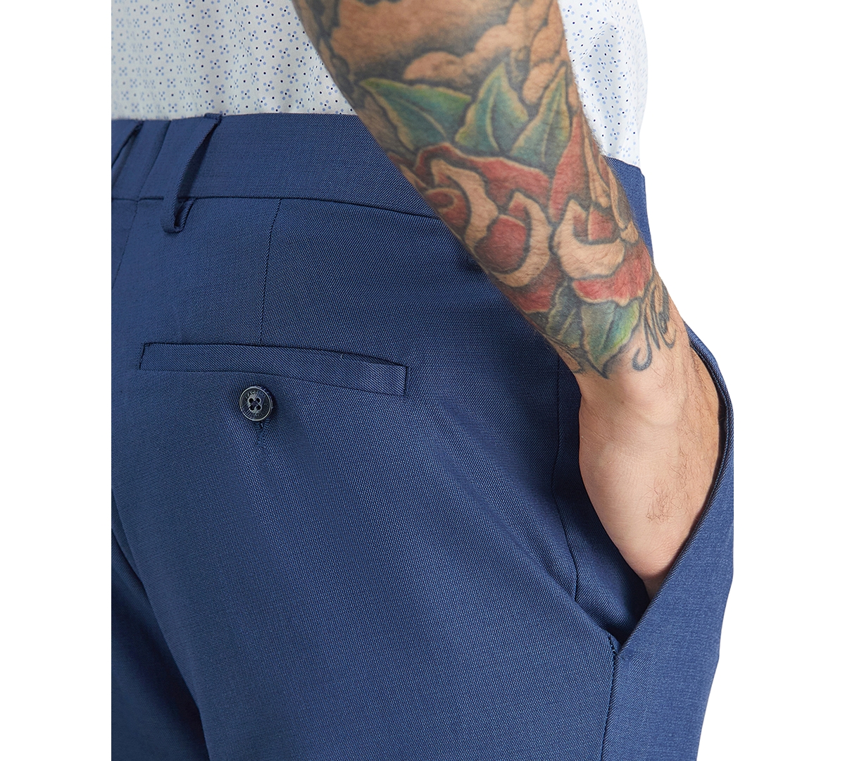 Kenneth Cole Reaction Men's Slim-Fit Stretch Dress Pants, Created for Macy's