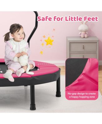 40 Inch Trampoline for Kids Indoor Outdoor Fitness Trampoline