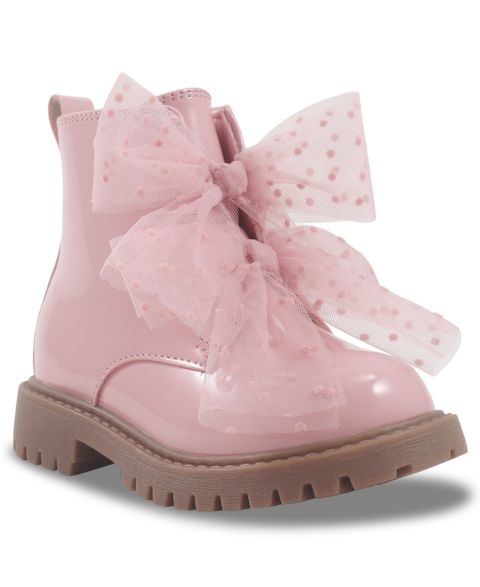 Ботинки Jessica Simpson Daria Double Bow Boots для девочек, цвет: Пудровый