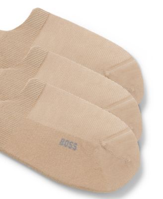 Men's Uniform Color Low-Cut Socks, 3-Pack