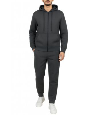 Men's Full-Zip Hoodie and Jogger Sweatpants Matching, 2-Piece Set