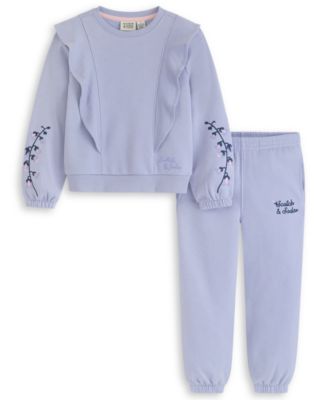 SCOTCH & SODA - Girls Toddler 2T-4T 2-Piece Long-Sleeve Top & Jogger Set