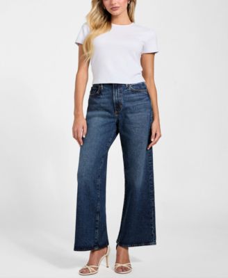 Women's High-Rise Wide-Leg Jeans