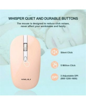 Wireless Keyboard And Mouse Combo Ultra Slim - Silent Click, 12-Month Battery Life, 2.4G Stability, Ultra-Slim Design With Numpad