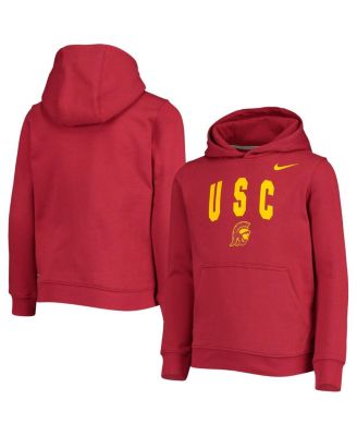 Nike - Big Boys and Girls Cardinal USC Trojans Club Fleece Pullover Hoodie