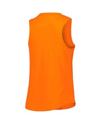 Women's 2-Piece Heather Orange/Black Philadelphia Flyers Meter Muscle Tank Top and Pants Sleep Set