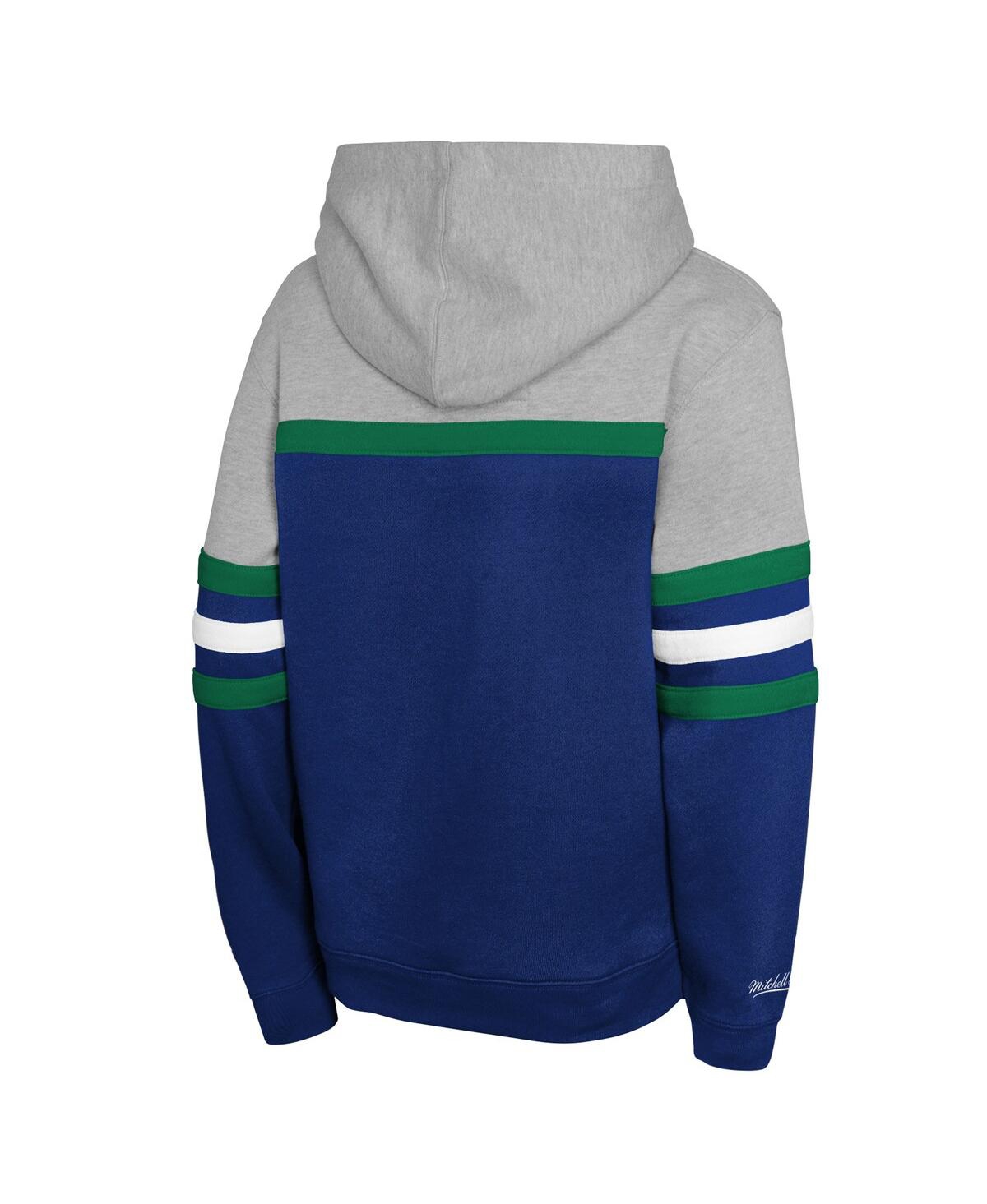 Mitchell & Ness Big Boys And Girls Royal Dallas Mavericks Hoodie In Blue
