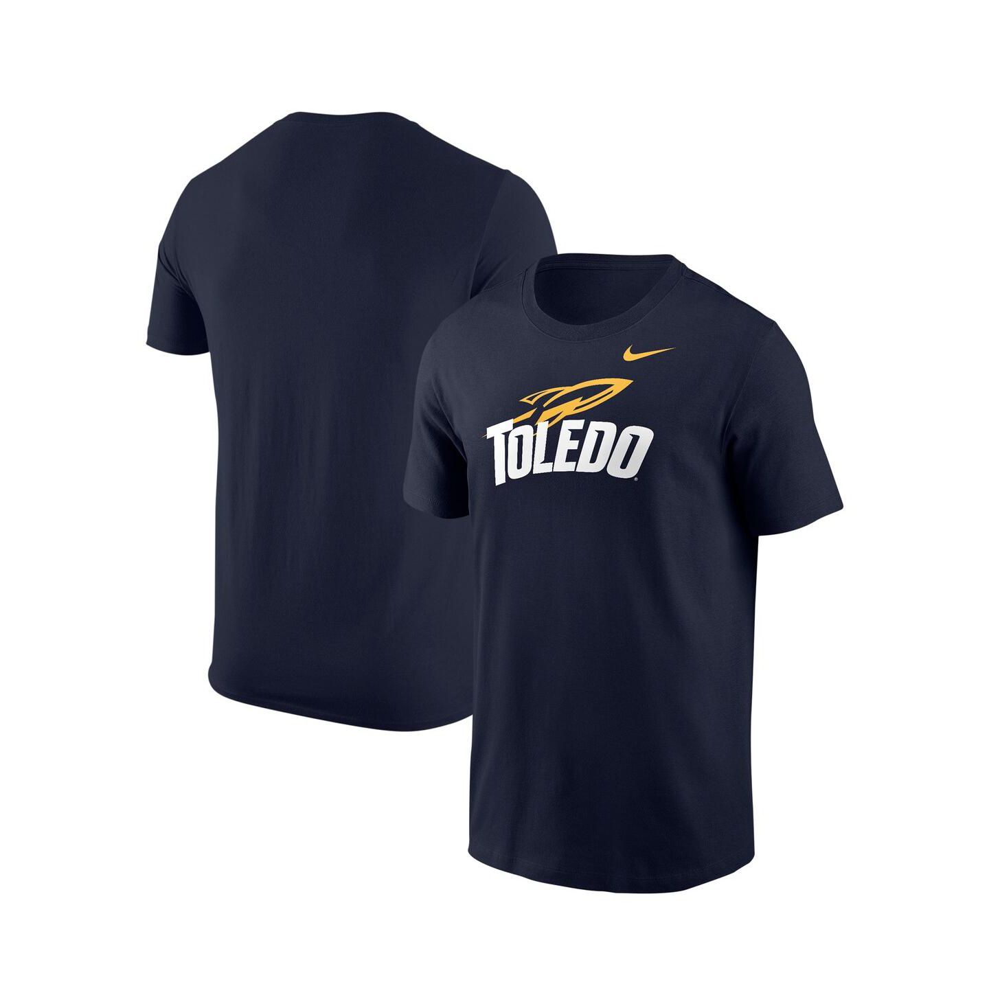Мужская футболка Nike Navy Toledo Rockets Primary Logo — фото 1