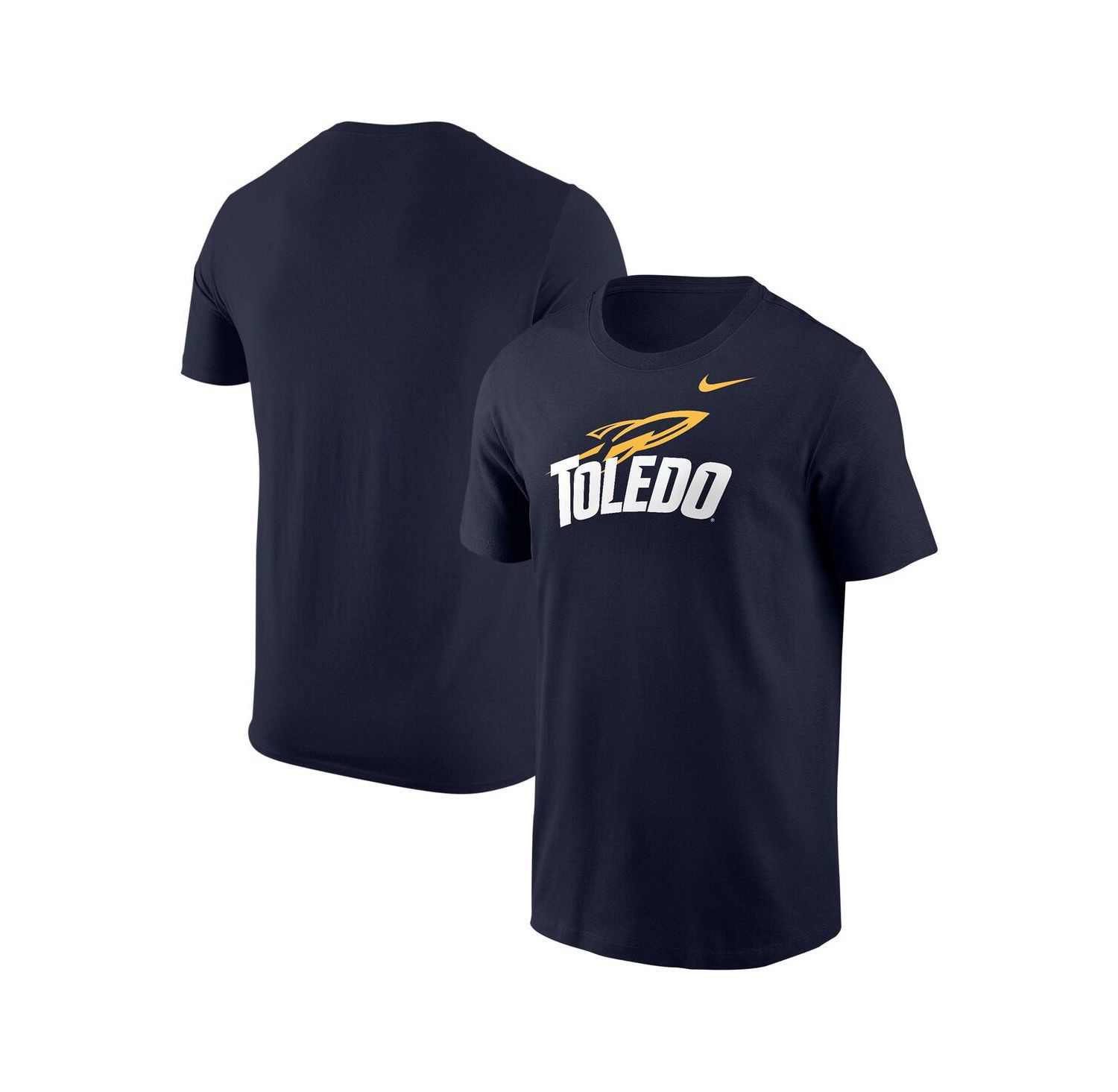Men's Navy Toledo Rockets Primary Logo T-Shirt