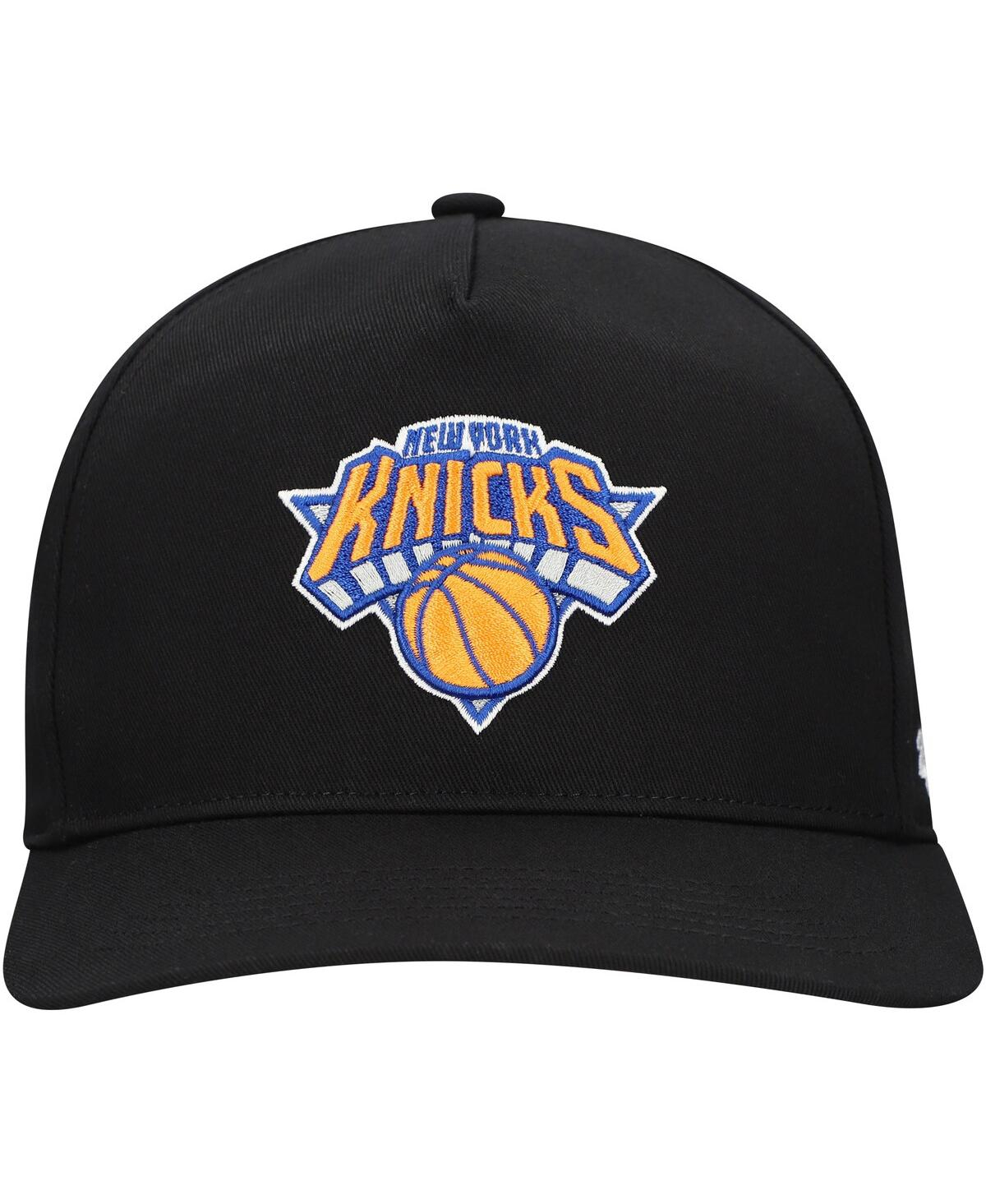 '47 Brand Men's Black New York Knicks Core Logo Hitch Adjustable Hat