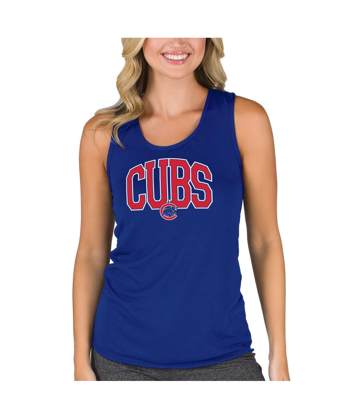 Concepts Sport Women's Royal Chicago Cubs Marathon Racerback Tank Top
