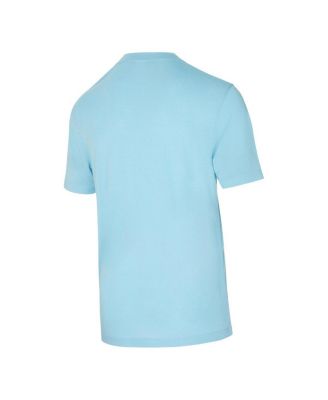 Men's 2-Piece Powder Blue/Navy Los Angeles Chargers Avondale T-Shirt and Flannel Pants Set