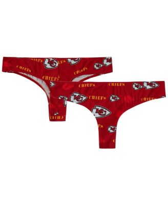 Concepts Sport - Women's Red Kansas City Chiefs Mosaic All Over Print Thong
