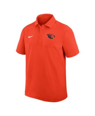 Men's Orange Oregon State Beavers Woven Polo Shirt