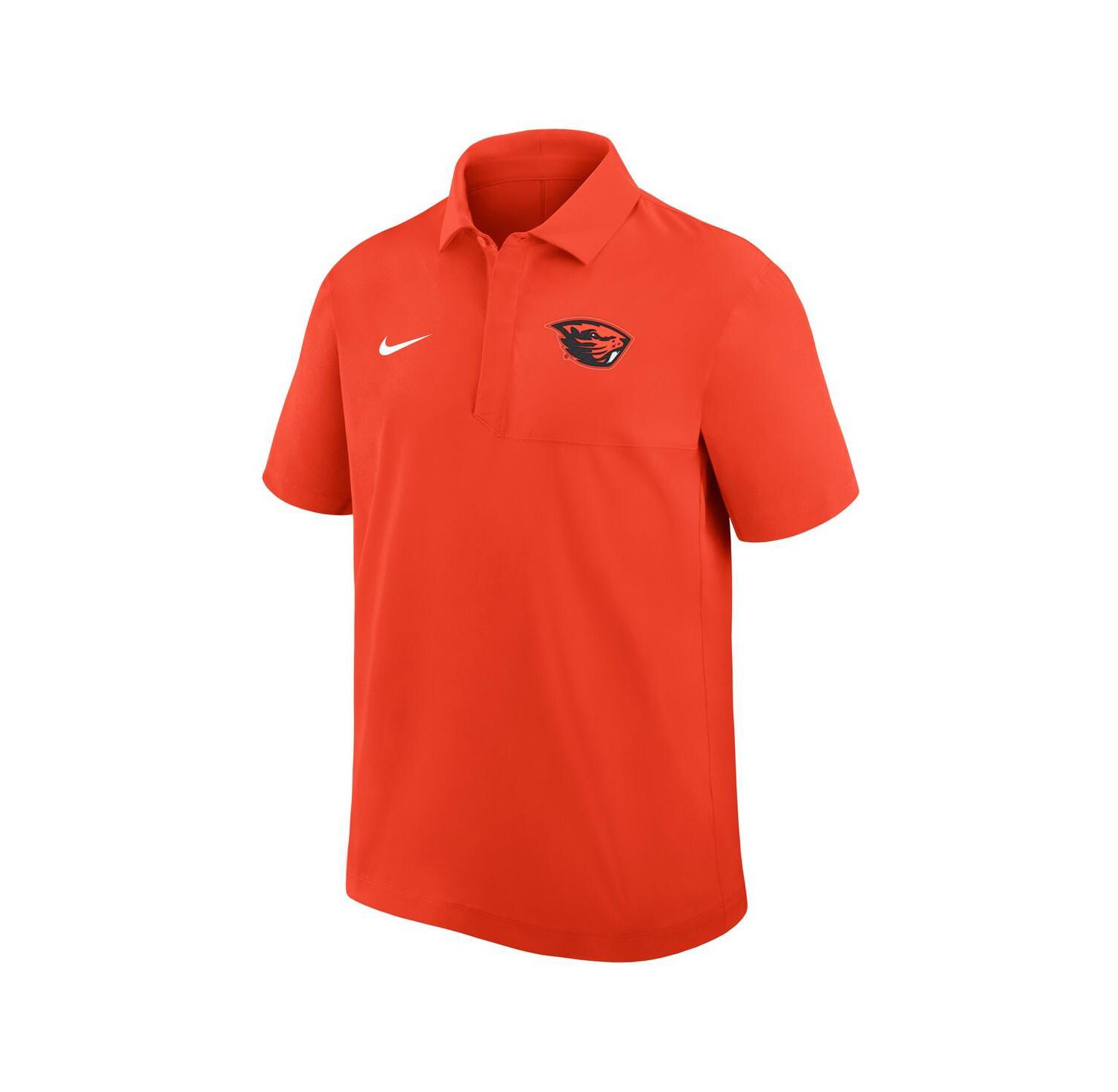 Men's Orange Oregon State Beavers Woven Polo Shirt