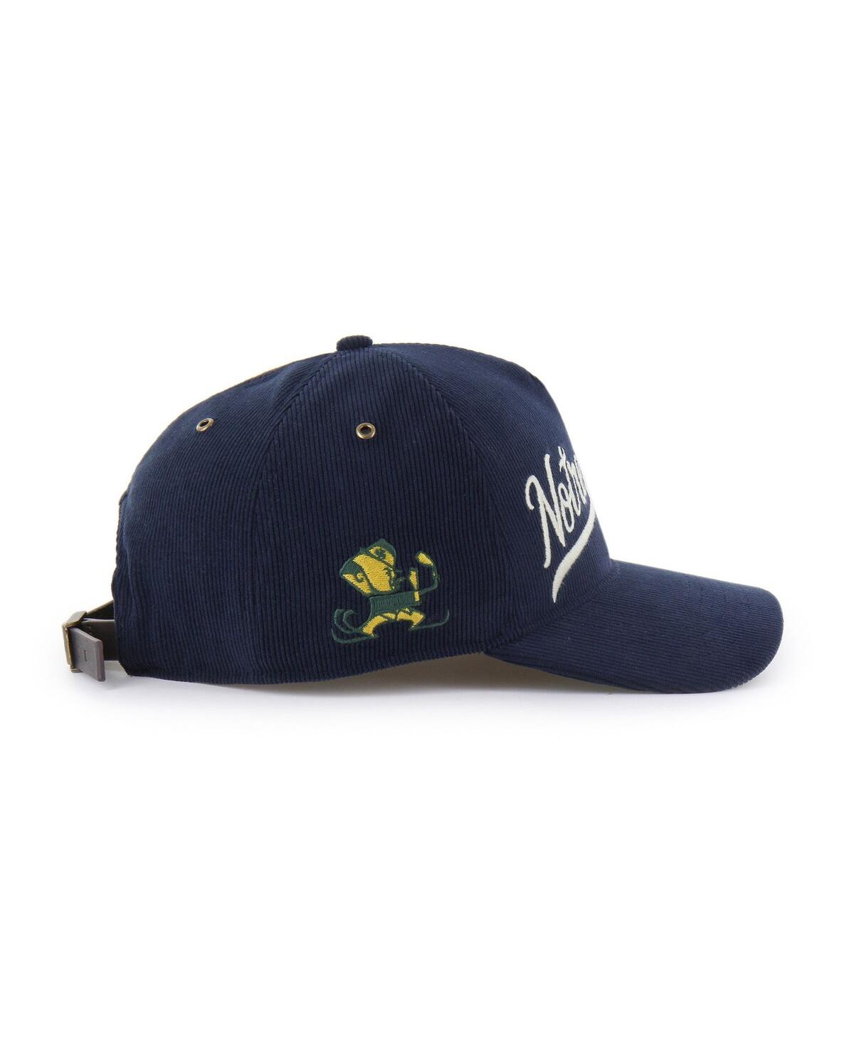 47 Brand Men's And Women's Navy Notre Dame Fighting Irish Collections Golden Age Corduroy Hitch Adjustable Ha In Blue
