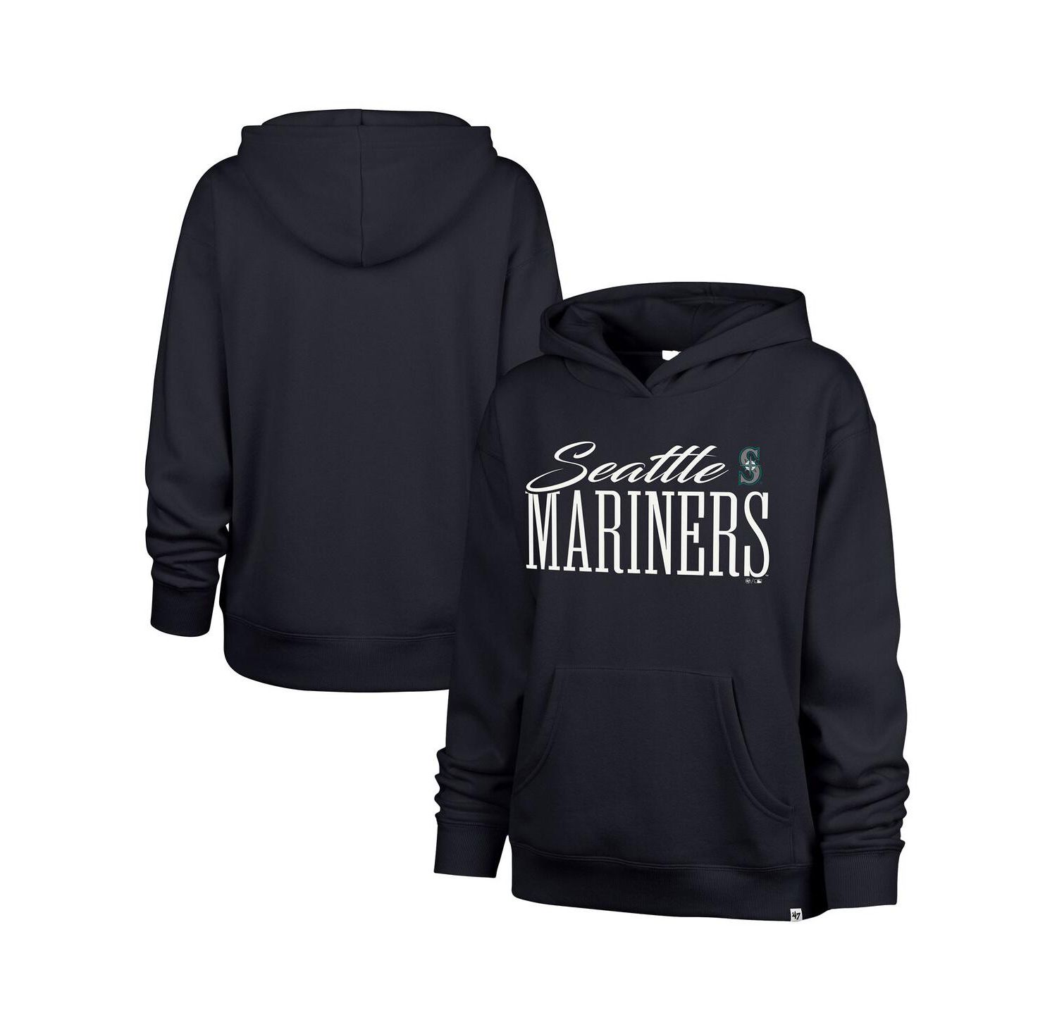 Women's Navy Seattle Mariners Whim Hoodie