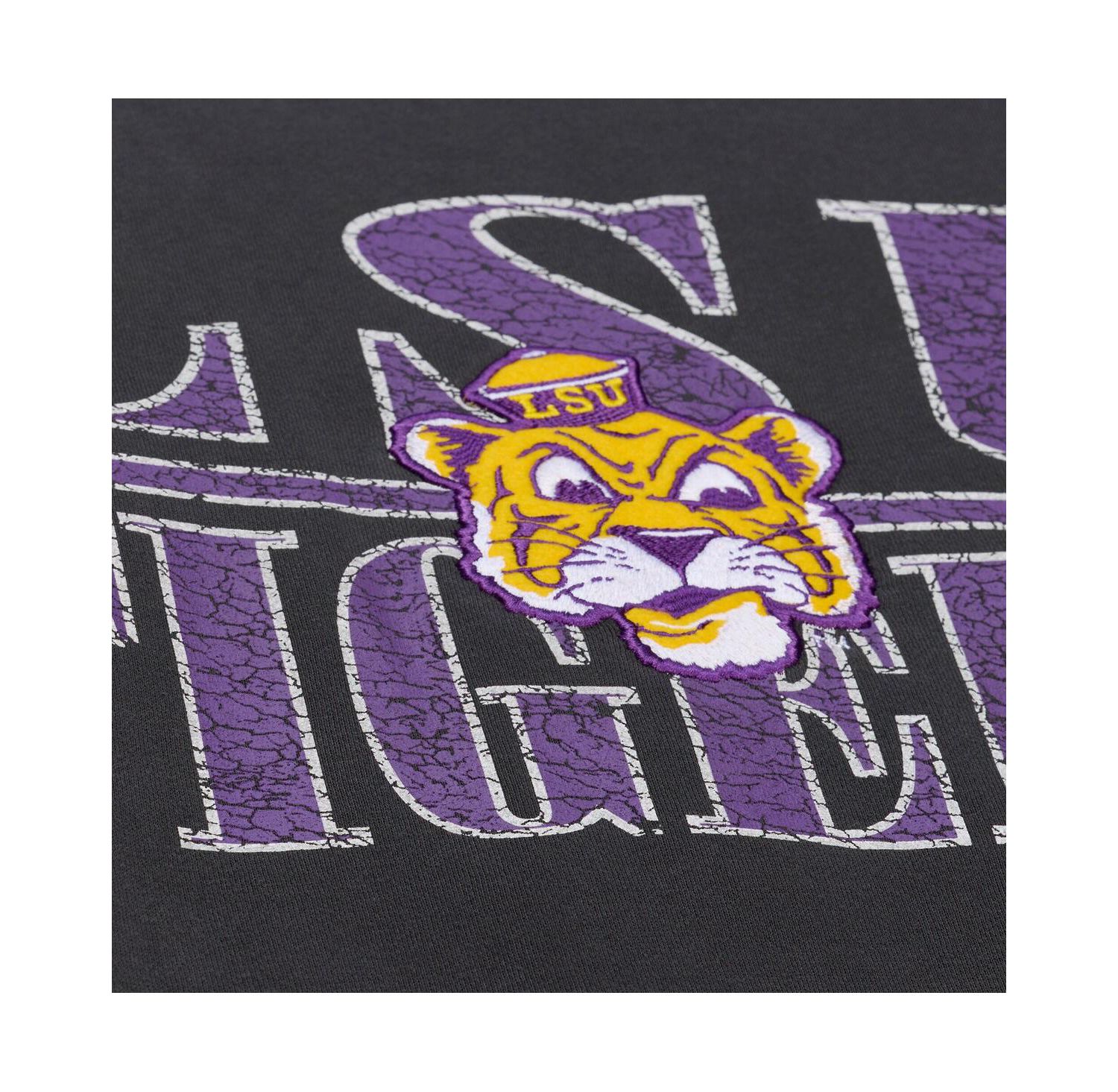 Men's Black LSU Tigers Downtown Fleece Sweatshirt