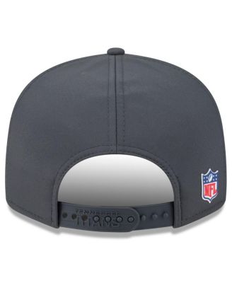 Men's Charcoal Tennessee Titans 2025 Sideline Cold Weather Split Panel 9FIFTY Snapback Hat