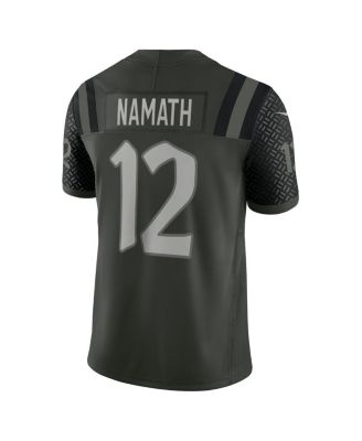 Men's Joe Namath Gotham Green New York Jets 2025 Rivalries Collection Retired Player Limited Jersey