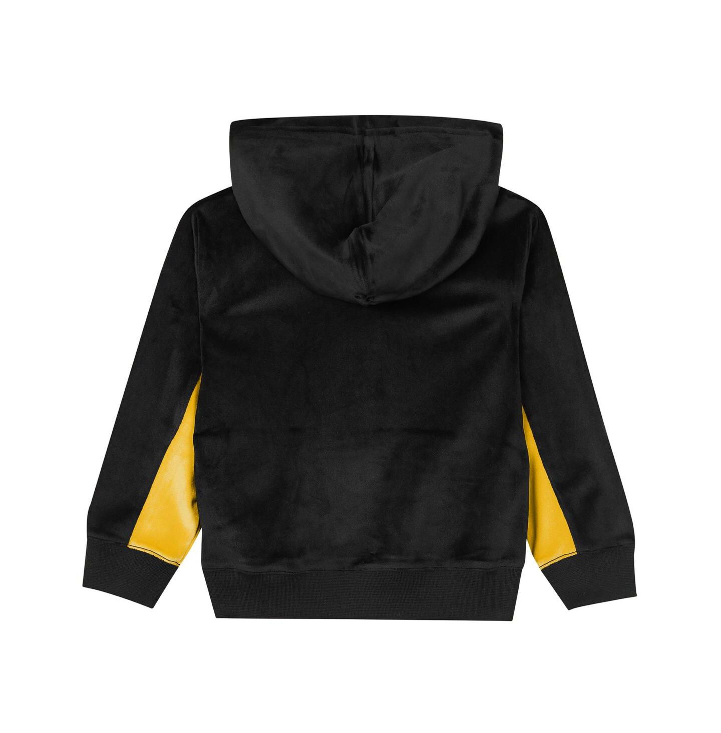 Худи Outerstuff Black Los Angeles Lakers Velour для мальчиков — фото 3
