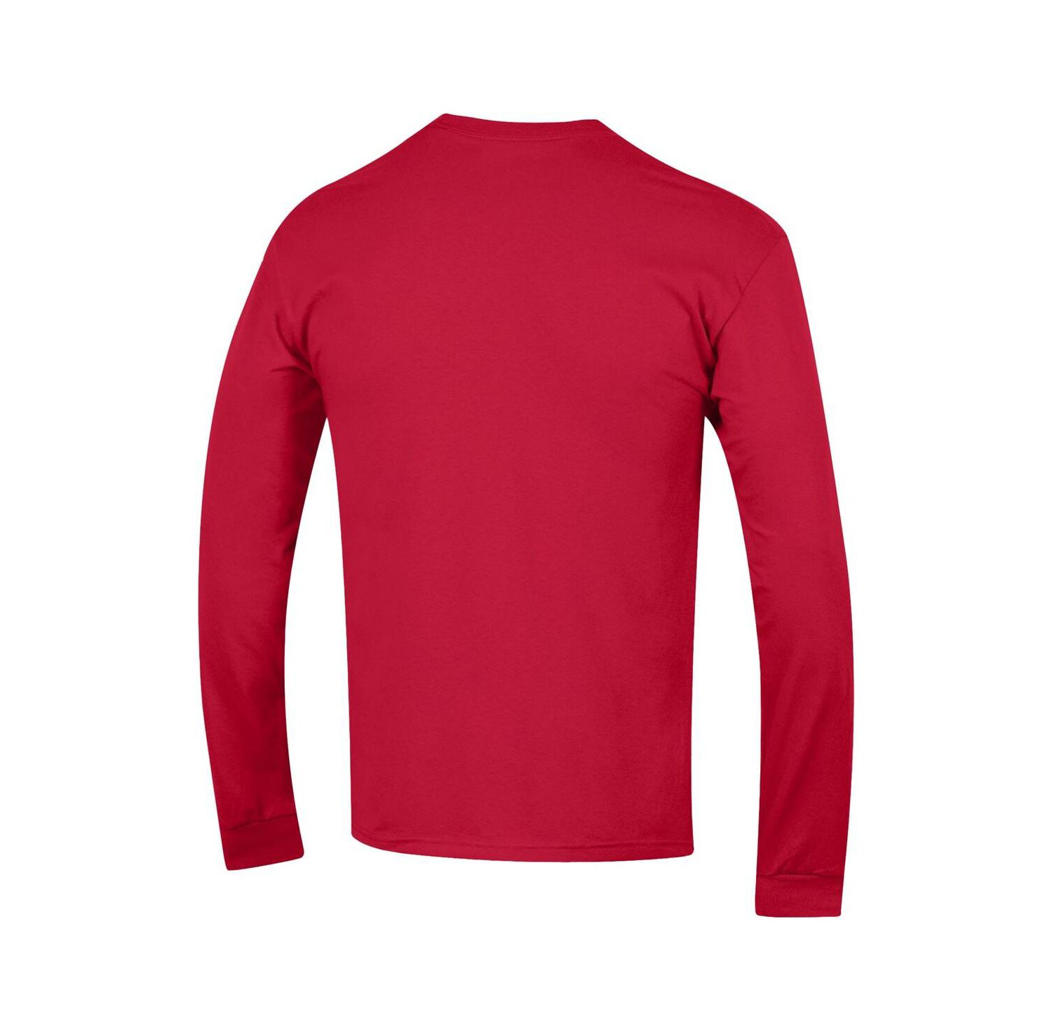 Men's Red Cincinnati Bearcats Arch Over Logo 2-Hit Long Sleeve T-Shirt