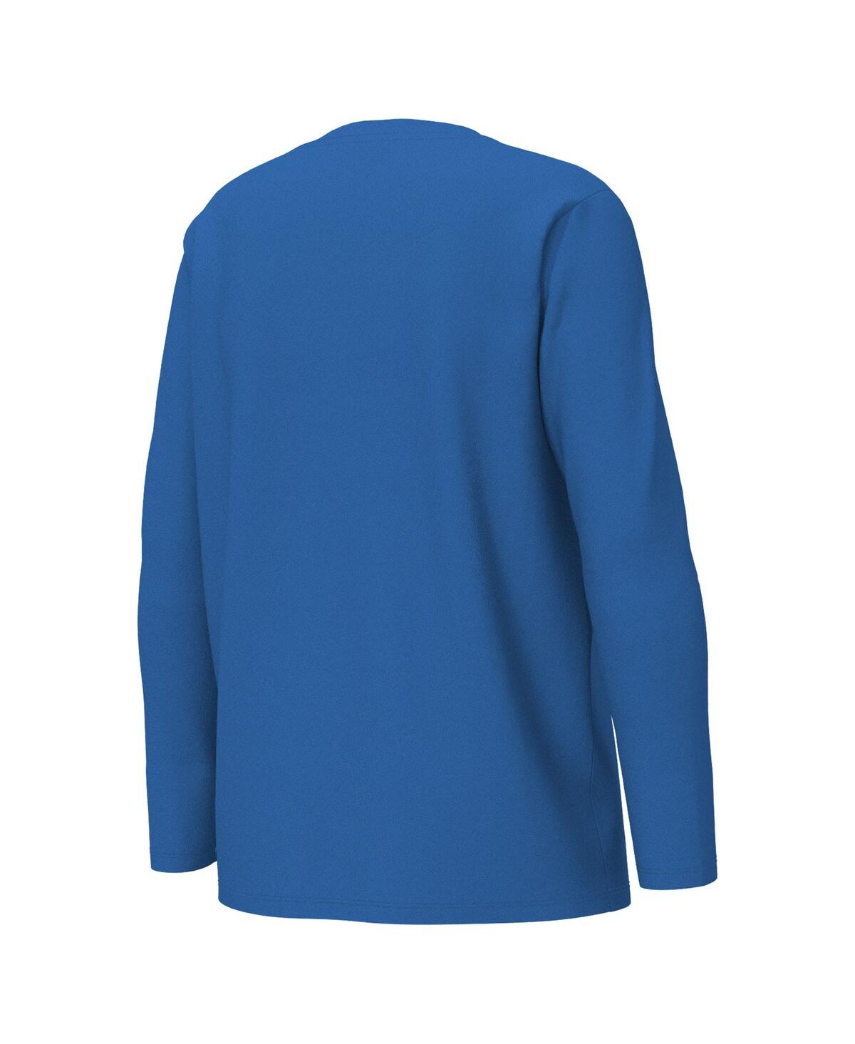 Outerstuff Big Boys And Girls Blue Detroit Lions Chestnut Holiday Sleep Set In Blue