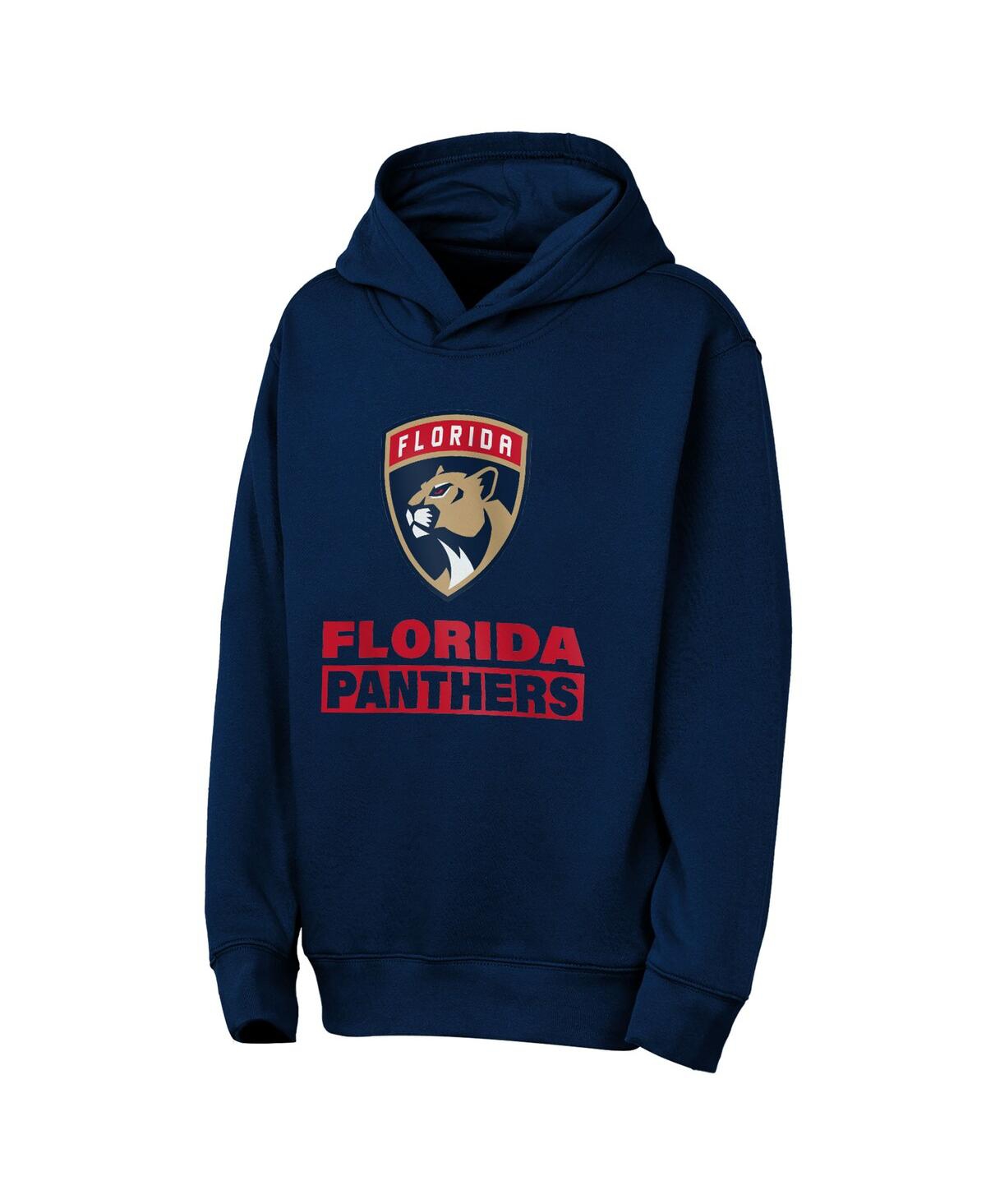 Outerstuff Big Boys and Girls Navy Florida Panthers Back to Basics Hoodie