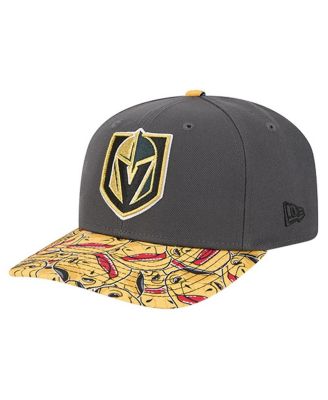 Men's Gray Vegas Golden Knights Mascot Visor 9SEVENTY Adjustable Hat