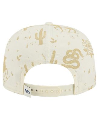 Men's Cream Seattle Seahawks Desert Rose 19TWENTY Adjustable Hat