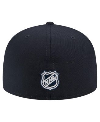 Men's Deep Sea Blue Seattle Kraken Faded Lines 59FIFTY Fitted Hat