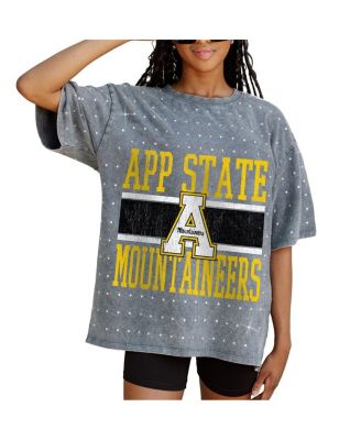 Gameday Couture - Women's Gray Appalachian State Mountaineers On the Ball Oversized T-Shirt