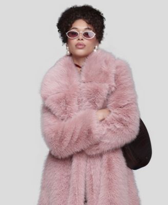 Women's Oversized Long-Sleeve Trench Jacket