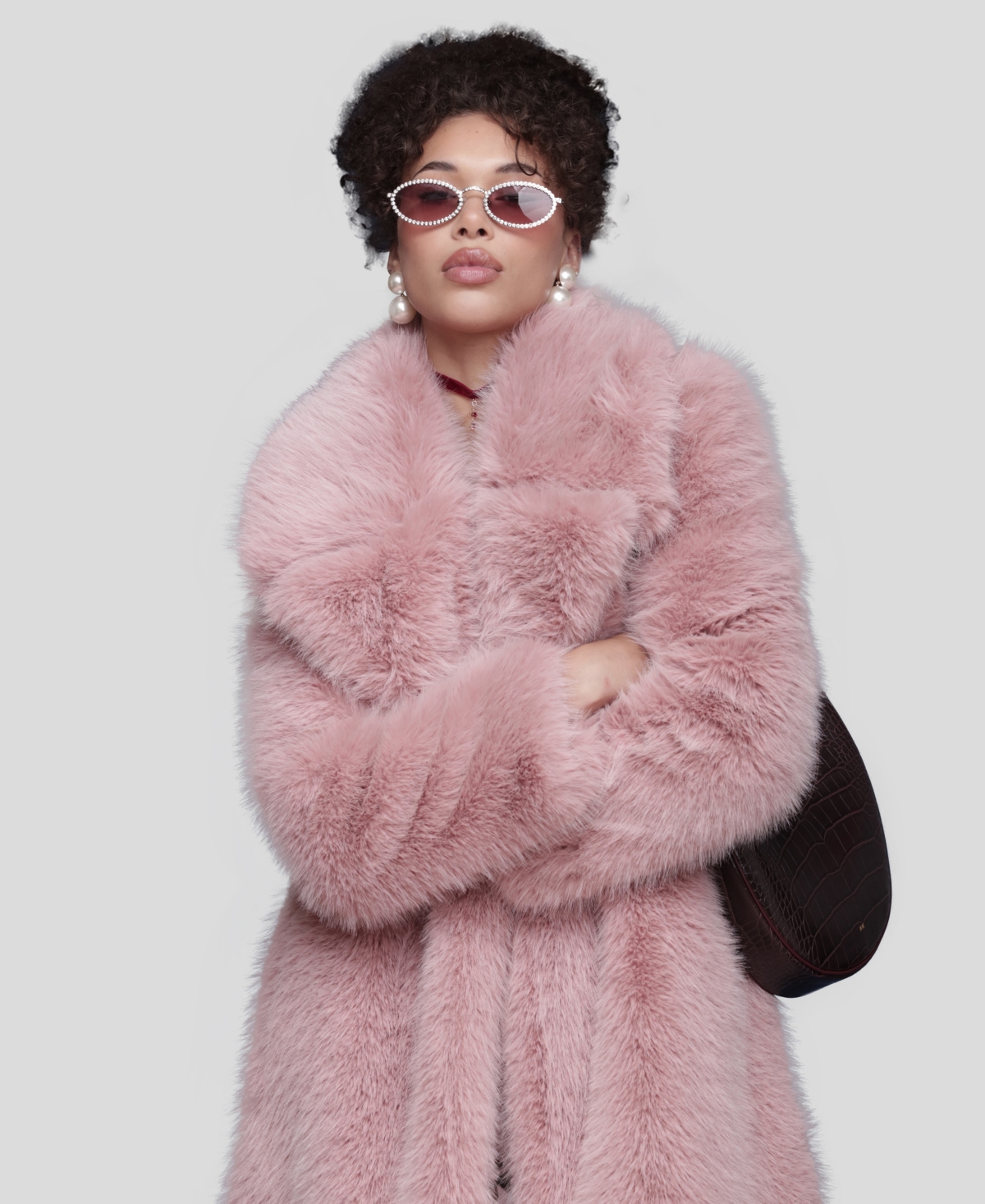 Avec Les Filles Women's Oversized Long-Sleeve Trench Jacket