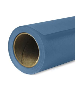 Widetone Seamless Background Paper, 53" wide x 36', Blue Jean, #64