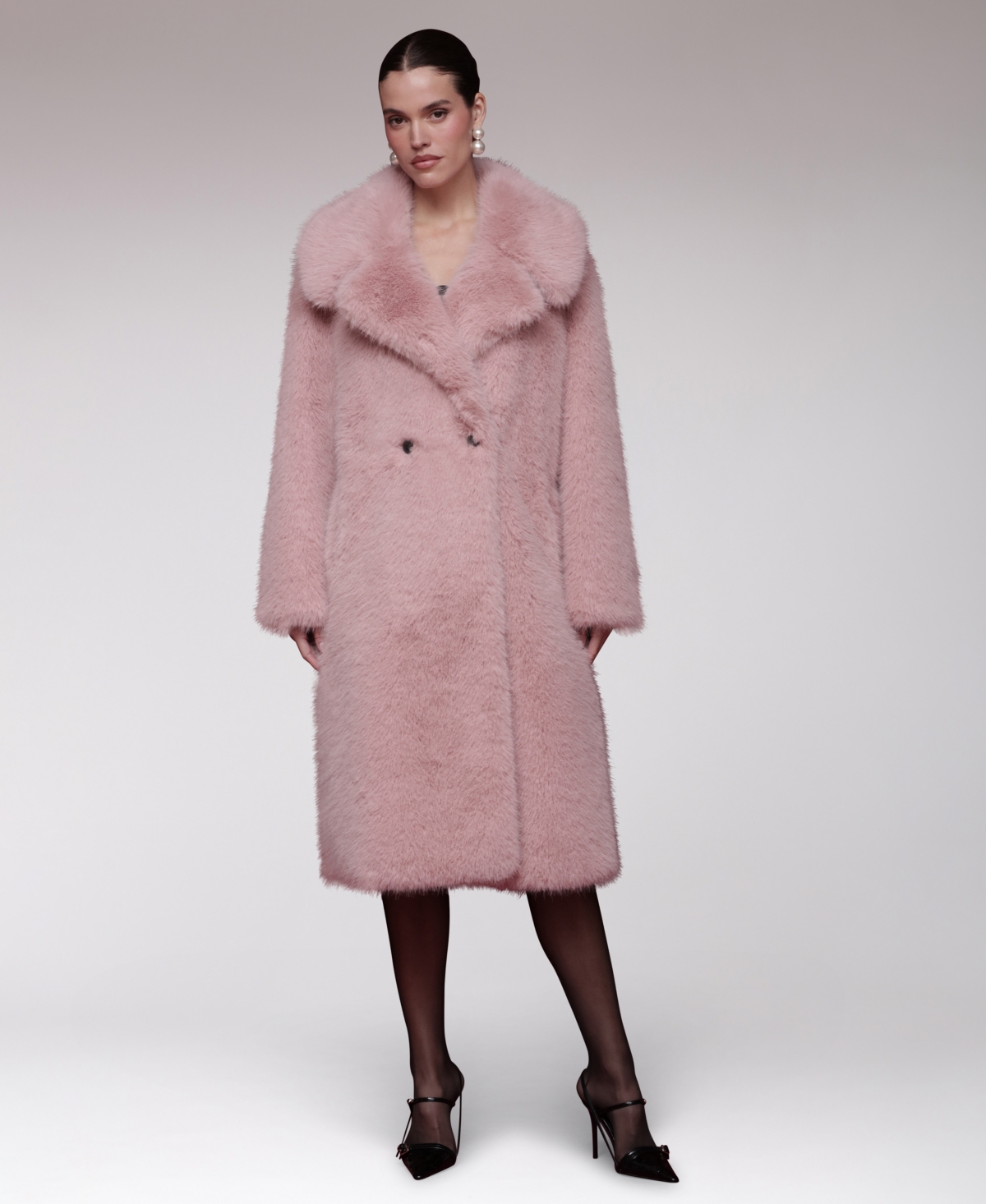 Avec Les Filles Women's Oversized Long-Sleeve Trench Jacket