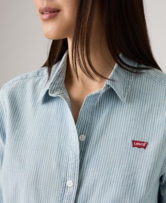 Women's Classic Fit Button-Front Shirt