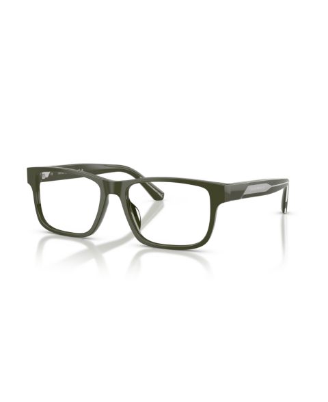 Мужские очки Emporio Armani Man Rectangle Plastic EA3265U Eyeglasses, цвет: Блестящий зелёный