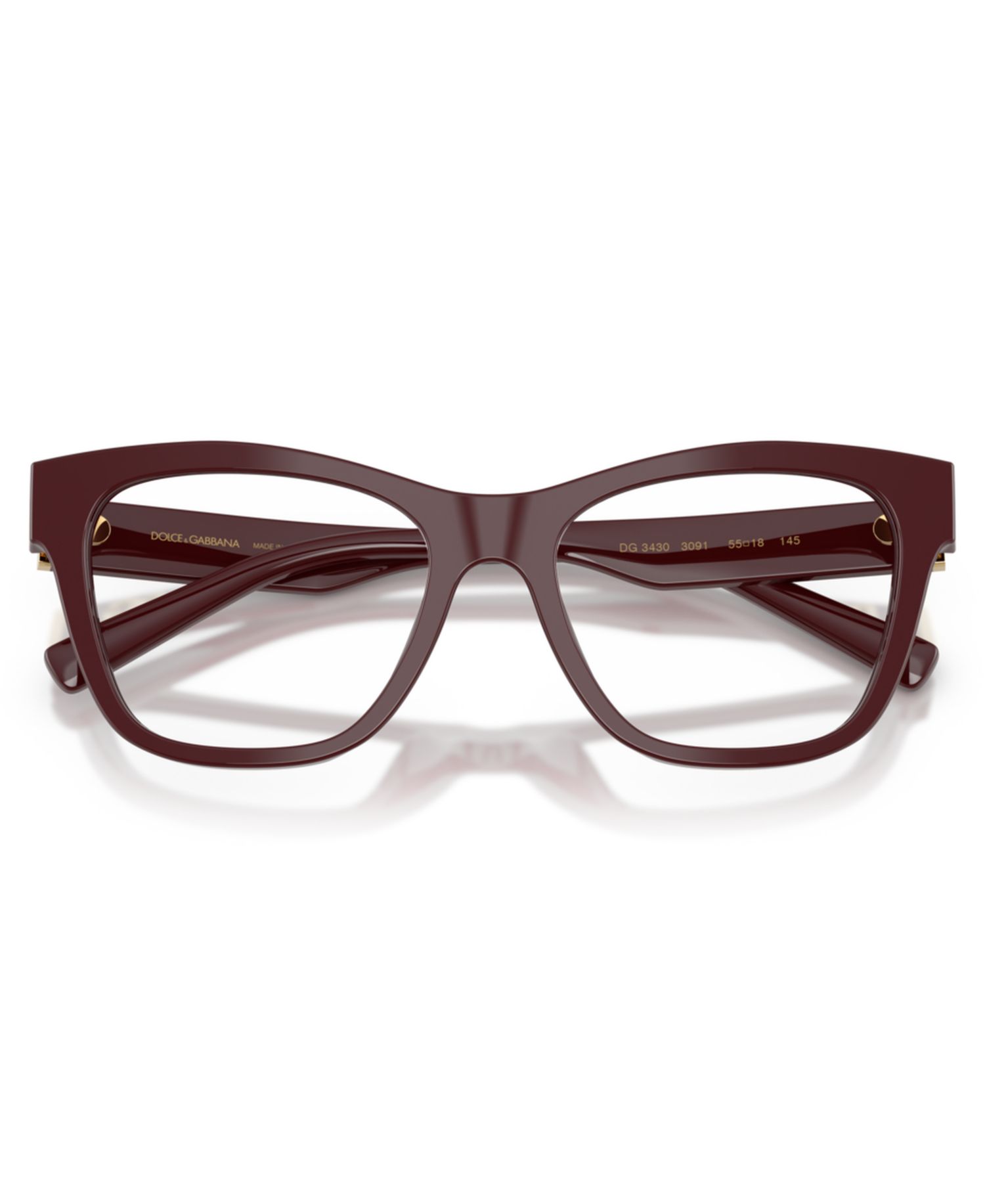 Woman Square Plastic DG3430 Eyeglasses