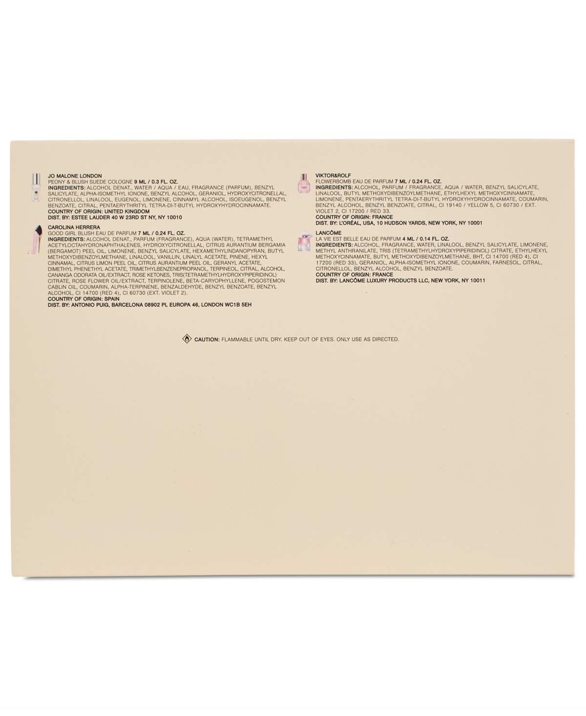 Created For Macy's 4-pc. Floral Mini Fragrance Set In Transparent